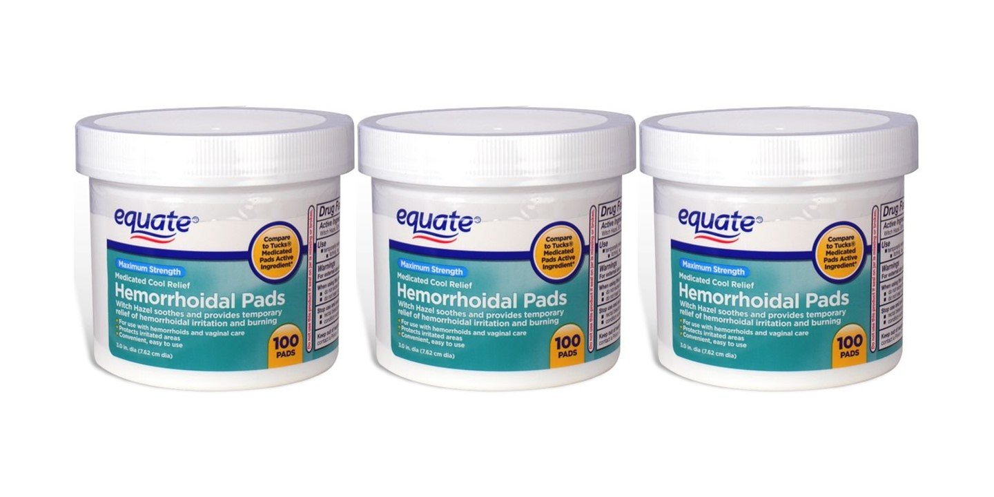 Buy Equate Hygienic Cleansing Pads, Hemorrhoidal Vaginal Medicated