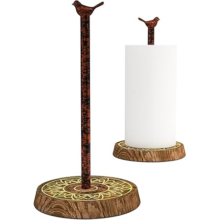 Paper Towel Holder, Steady Weighted Countertop Standing Paper Towel