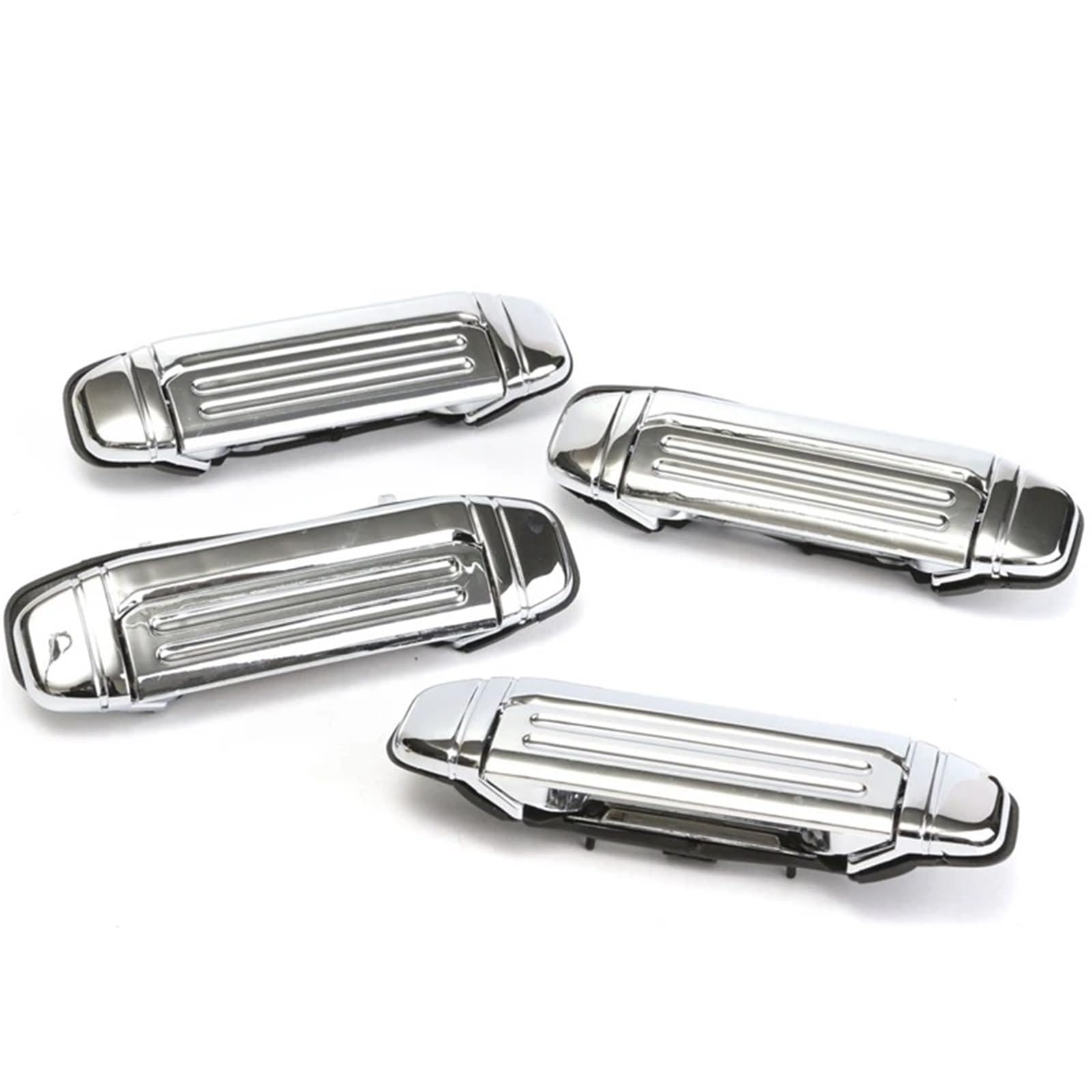 HUDFROA Side Door Handles for Mitsubishi for Pajero 1992-1997 Car Accessories Door Handle 4pcs Mofaner Chrome Replacement
