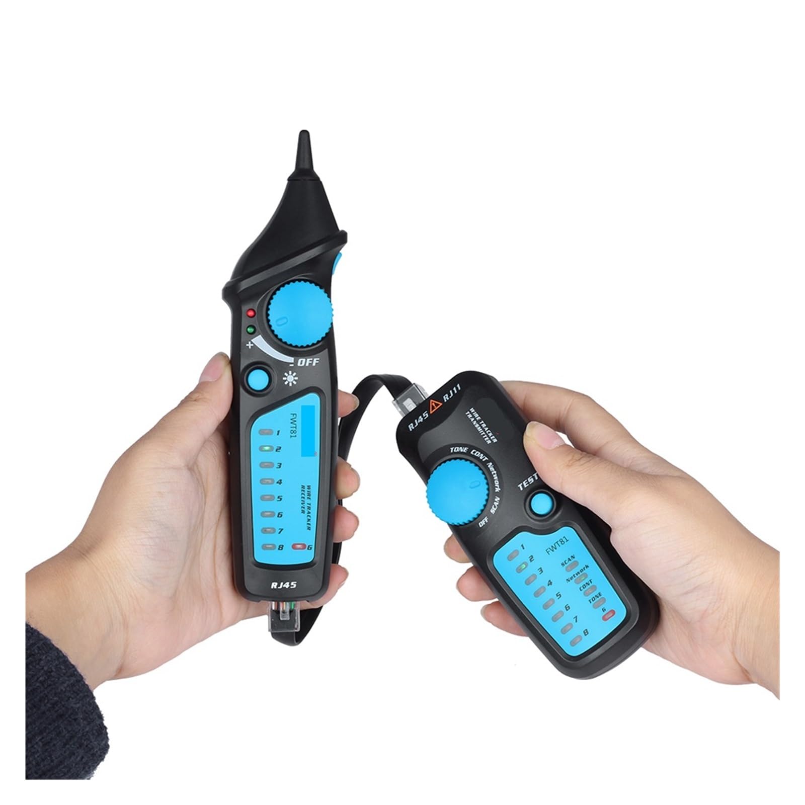 Tester kabli LAN Wielofunkcyjny tester sieciowych LCD Lokalizator RJ11 RJ45 Networking Too - Omni-Check