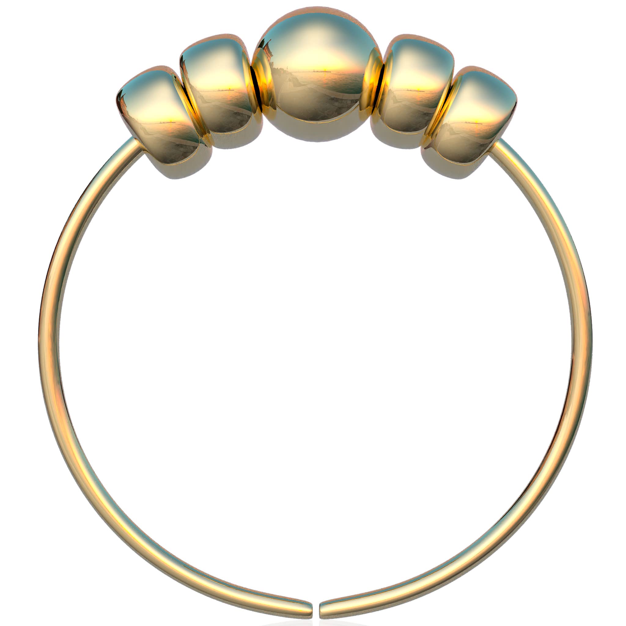 ALOME PIERCINGSThin Gold Nose Jewelry - 24 gauge Small Nose Hoop Tiny Piercings Nose Rings hoop - nose piercing ring