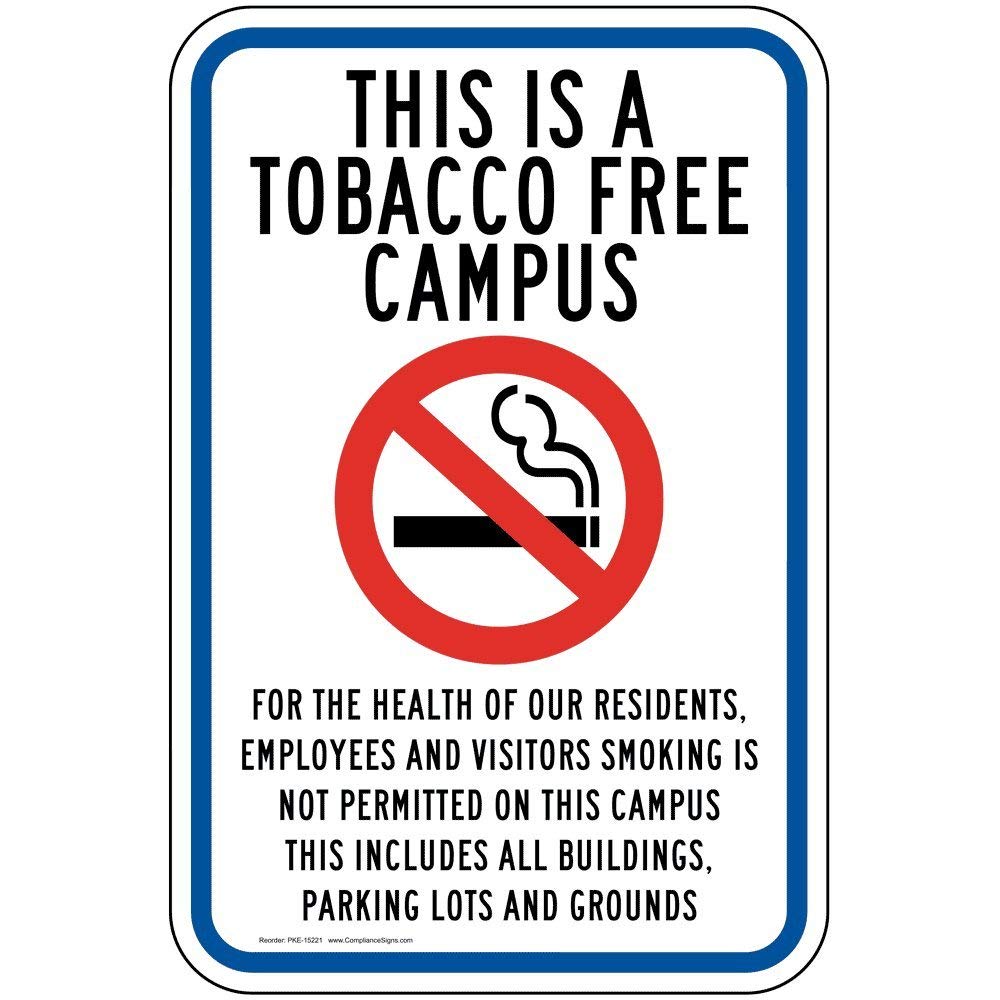 No Smoking Metallschild – 30,5x20,3 Cm, Aluminium, Für Innen & Außen