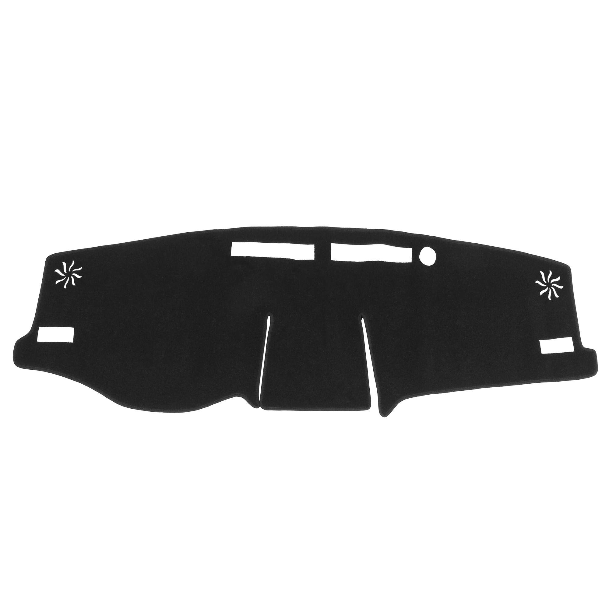 X AUTOHAUX Car Dashboard Cover Non-Slip Mat Carpet Replacement Polyester for Toyota RAV4 2019-2021