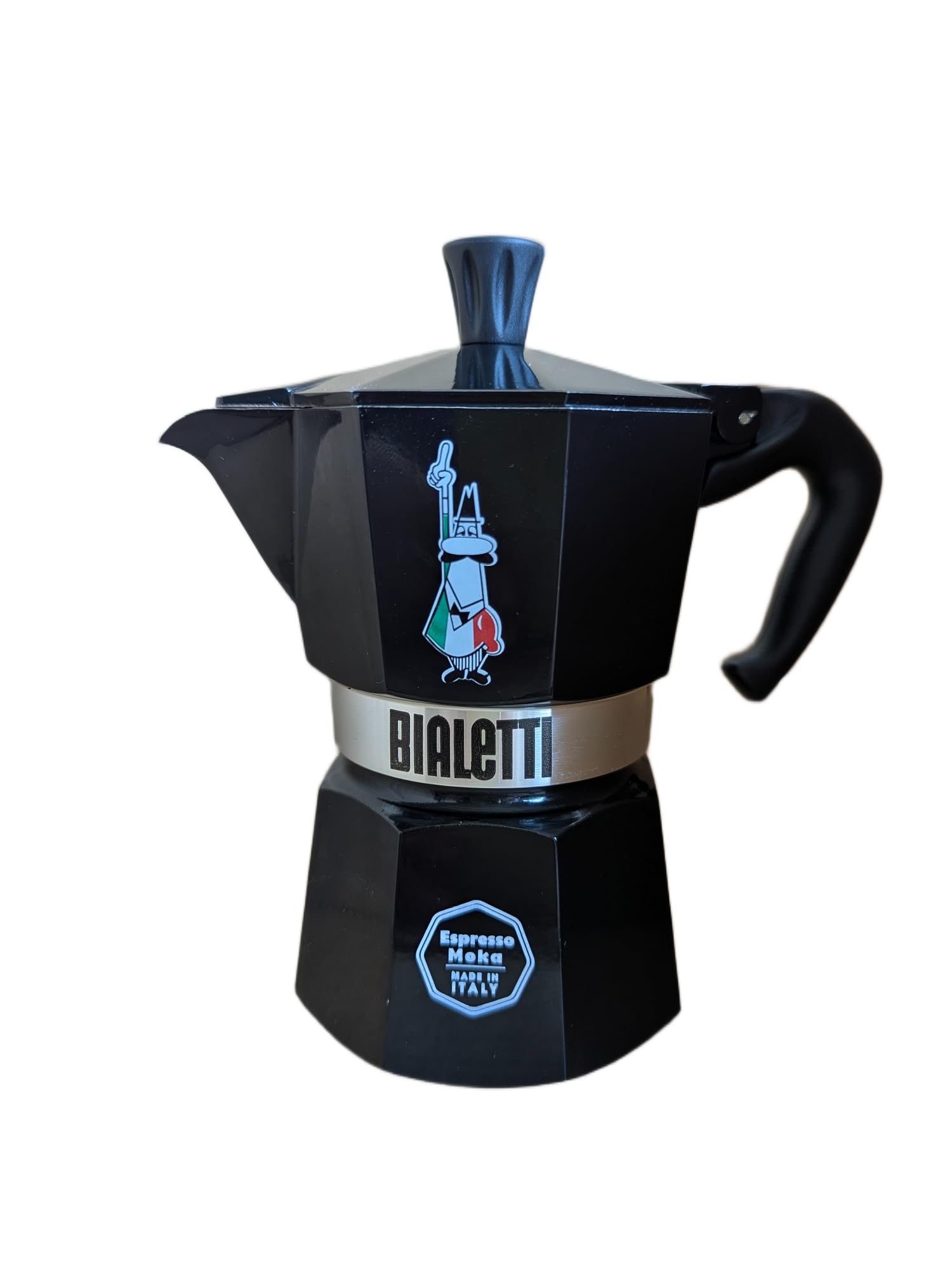 Bialetti Moka Express Omino Icona Limited Edition (negro, 1 taza)