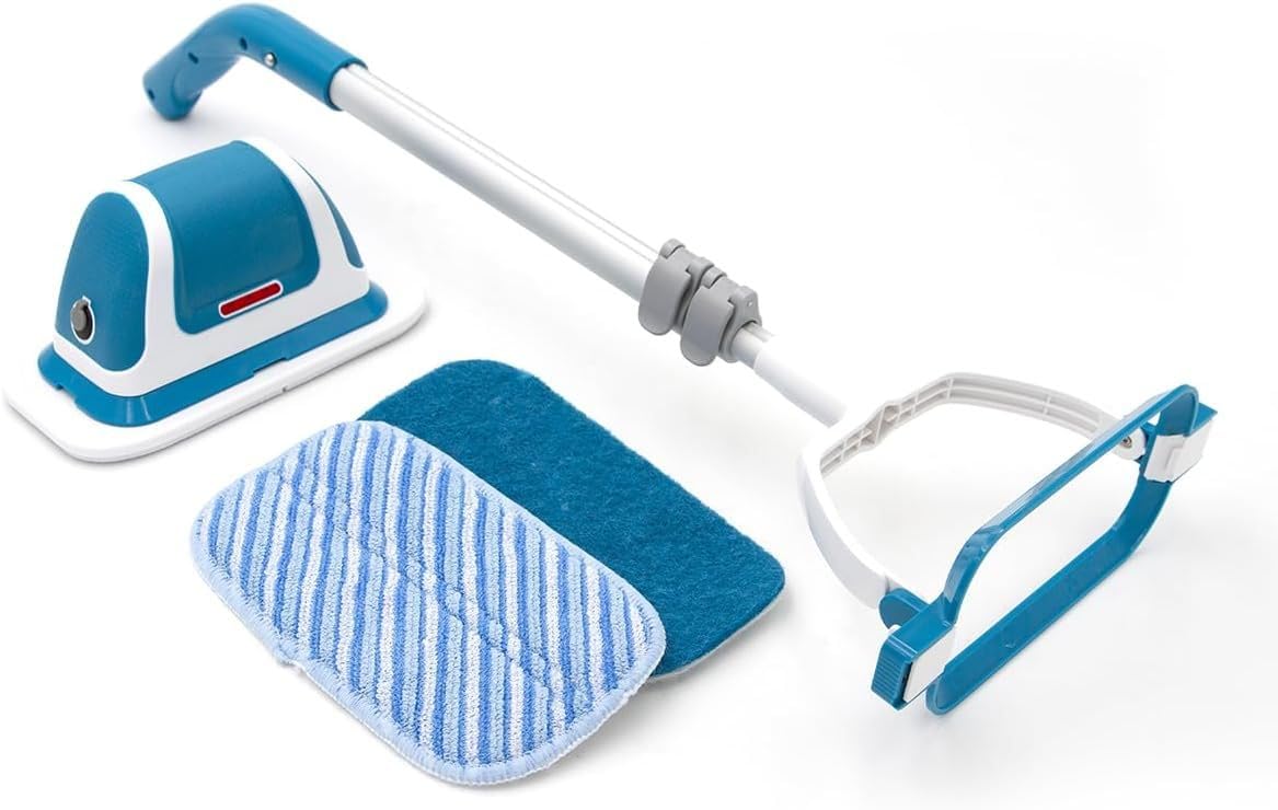 Deals MultiScrubber lavapavimenti elettrico ricaricabile per pulire, strofinare e lucidare senza fatica - sistema di pulizia 2 in 1 come lavapavimenti a mano e lavapavimenti