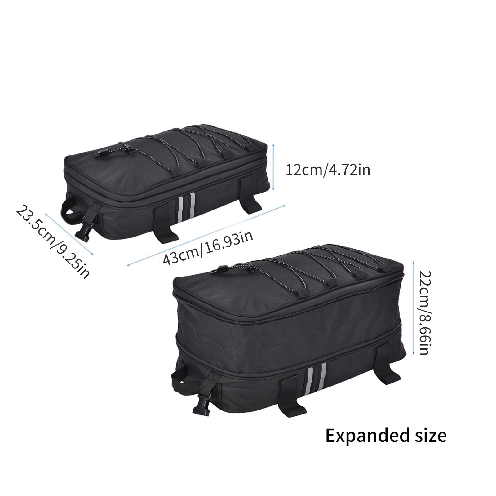 Hecktaschen, verschleißfeste Top Taschen, Motorradgepäck, zusätzliches wasserdichtes Top Pack für R1200GS Adventure Motorradgepäck