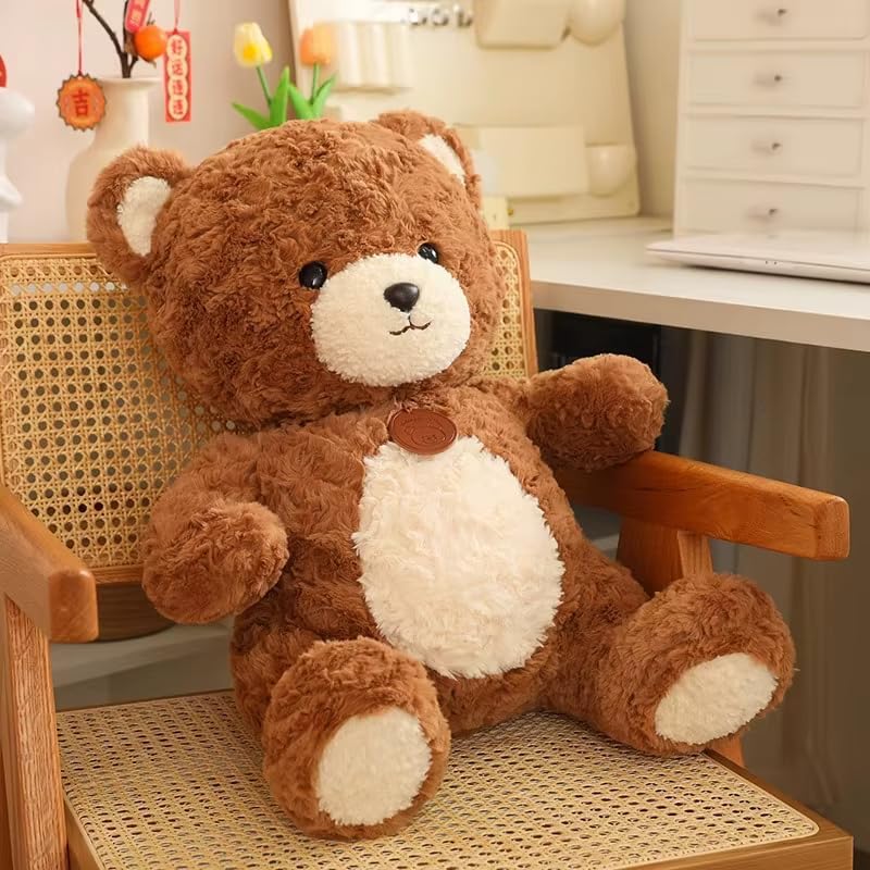Image of SCOOBA Pluffy CharmBear Soft Toys 35cm for Kids Babies (CharmBear Brown)