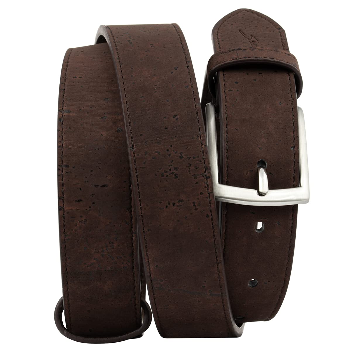 Simaru Cintura da Uomo in Sughero Buenos Aires Elegante Cintura da Uomo in Sughero con Fibbia in Metallo, Duratura e Vegana