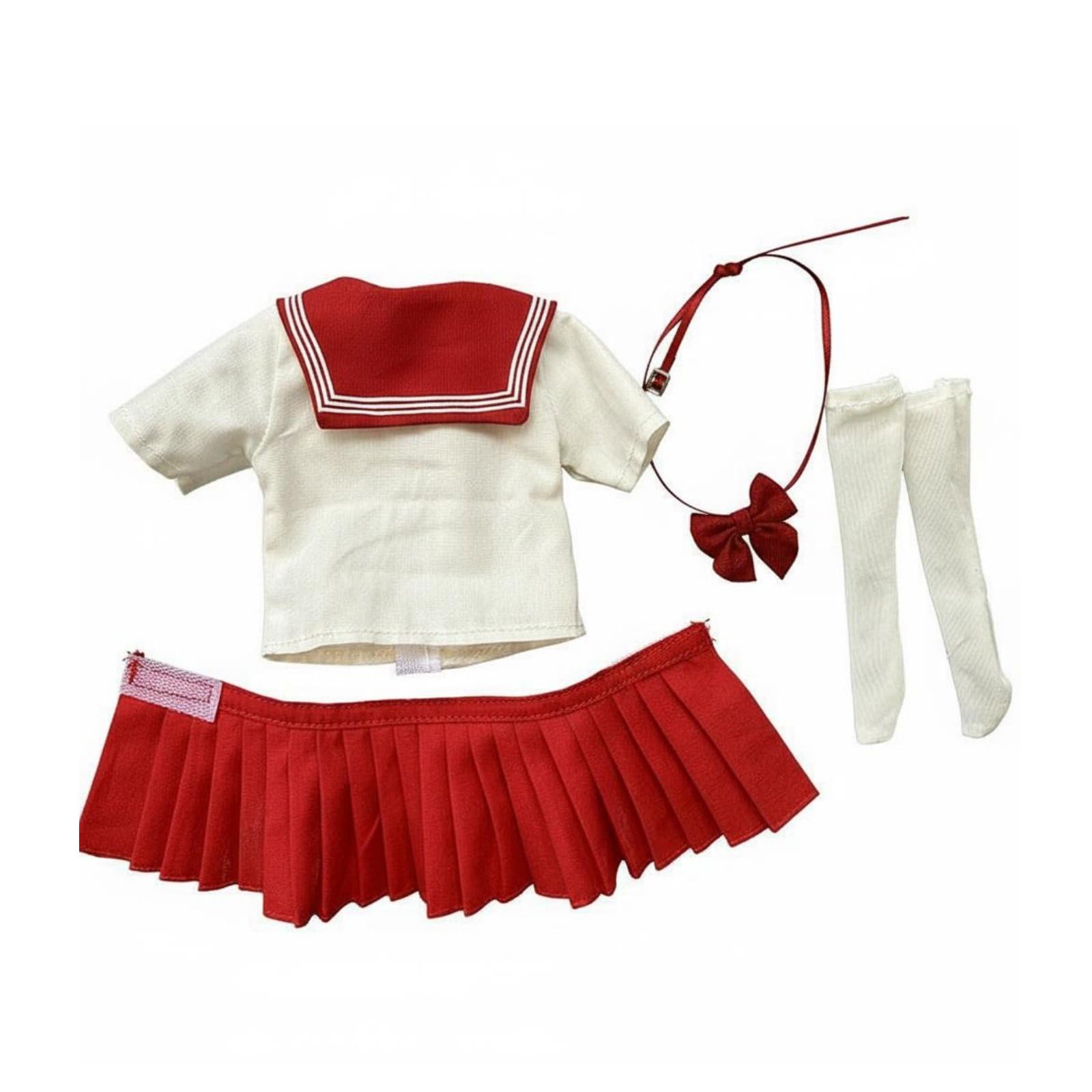 ドール用　衣装(薔薇のサマーセーラー服 レッド)　1/4サイズ　ハンドメイド Amazon.co.jp: petsola 1/6スケール セーラー服セット 精巧な作り JK
