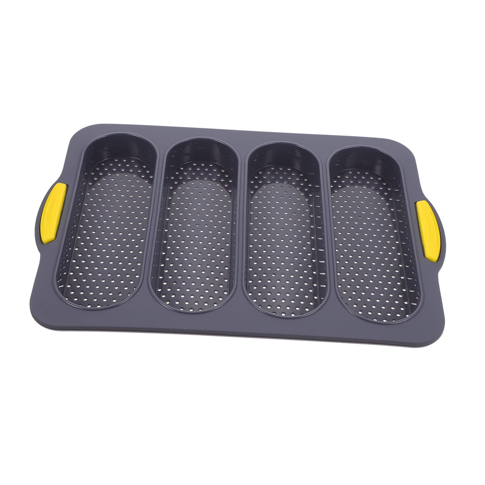 Cabilock Slot French Bread Food Grade Baking Pan for Homemade Baguettes and Heat Kitchen Accessory for Baking Freezing Classic French Design