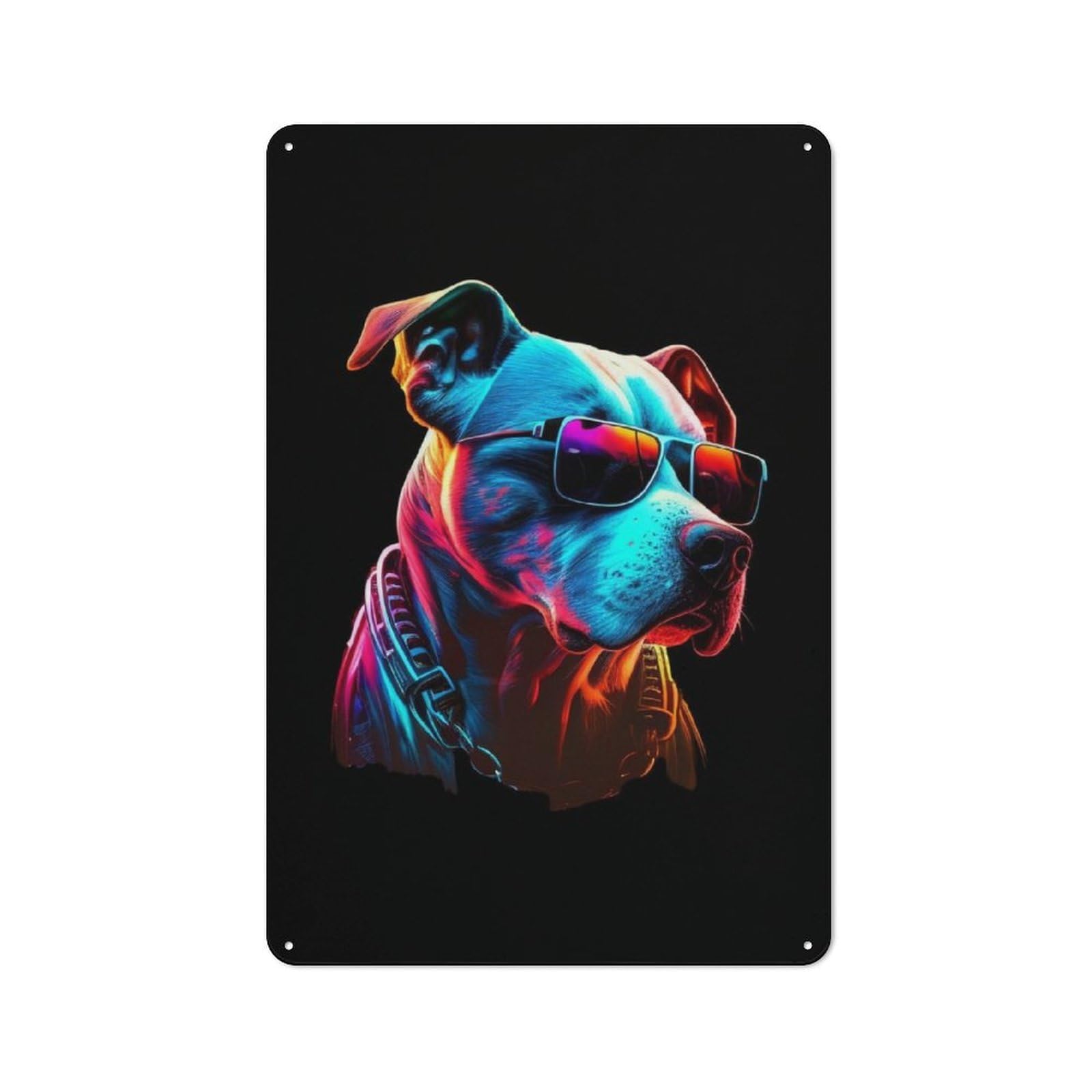 Junmoney Dogo Argentino For Dining Room Or Kitchen, Rustic Metal Sign 30X20cm, For Home Interiors, Feature Walls And Decorative Displays