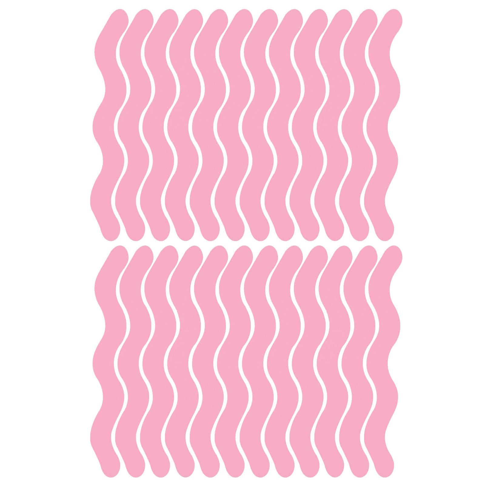 JasPond 24 PCS Non-Slip Strip Stickers, Type S Bath Anti Slip Stickers, Bath Stickers Non Slip, Safety Bath Tub Shower Stickers for Bathroom Floor, Swimming Pool, Stairs (Pink)