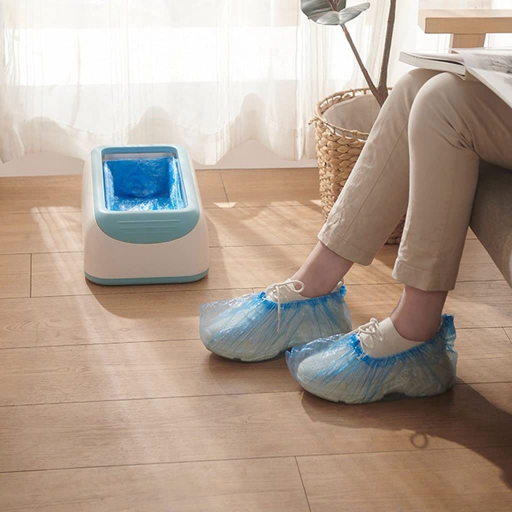 Ochraniacze na buty Maszyna do domu Salon Ochraniacze na stopy Ochraniacze na stopy Maszyna do obuwia Salon Ochraniacze na buty Automatyczna(Blu)