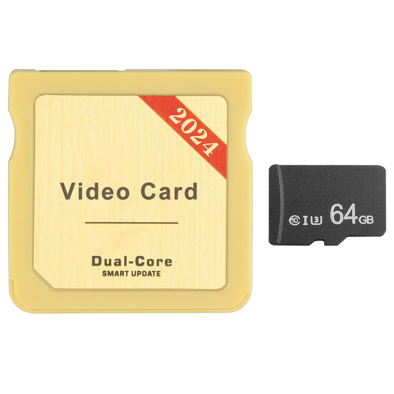 Speicherkartenadapter mit 64GB TF Karte Kompatibel mit DS DSI 2DS 3DS NDS, Keine Zeitbombe, Stecker und Spiel