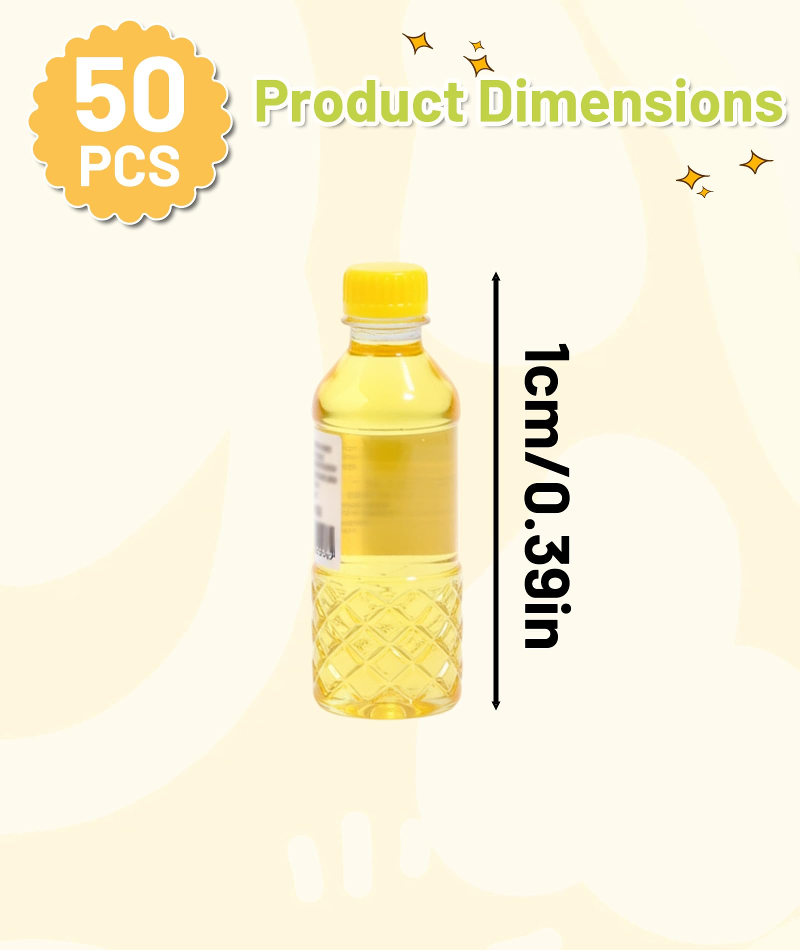 BharatBazaar 50Pcs Miniature Bottles, Miniature Decorative Items for Dollhouse, Garden and Office Decor, Resin Bottle Figurines Miniatur Toys