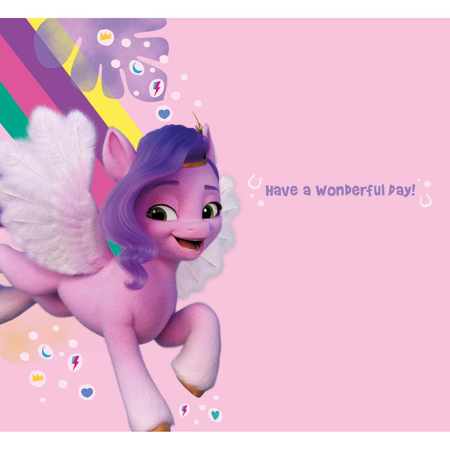 MY LITTLE PONY To A Magical Mummy Mother's Day Card, Mothers Day Card, Card for Mummy 9 x 5, Multi, 9 x 5 inch - Image 3