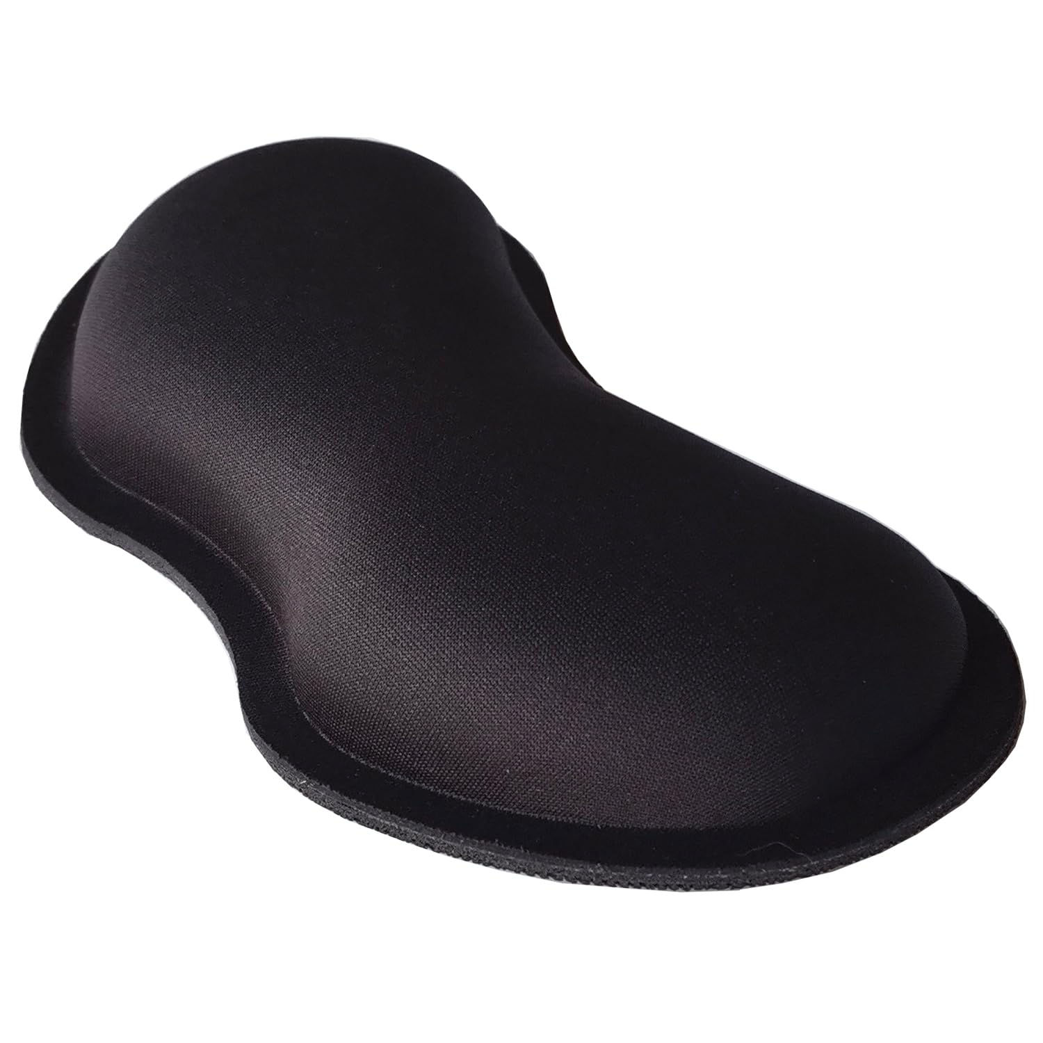 Carpal Tunnel Ergonomic Small Portable Gaming Office Computer Gel Wrist Rest for Mouse Black Pack of 2