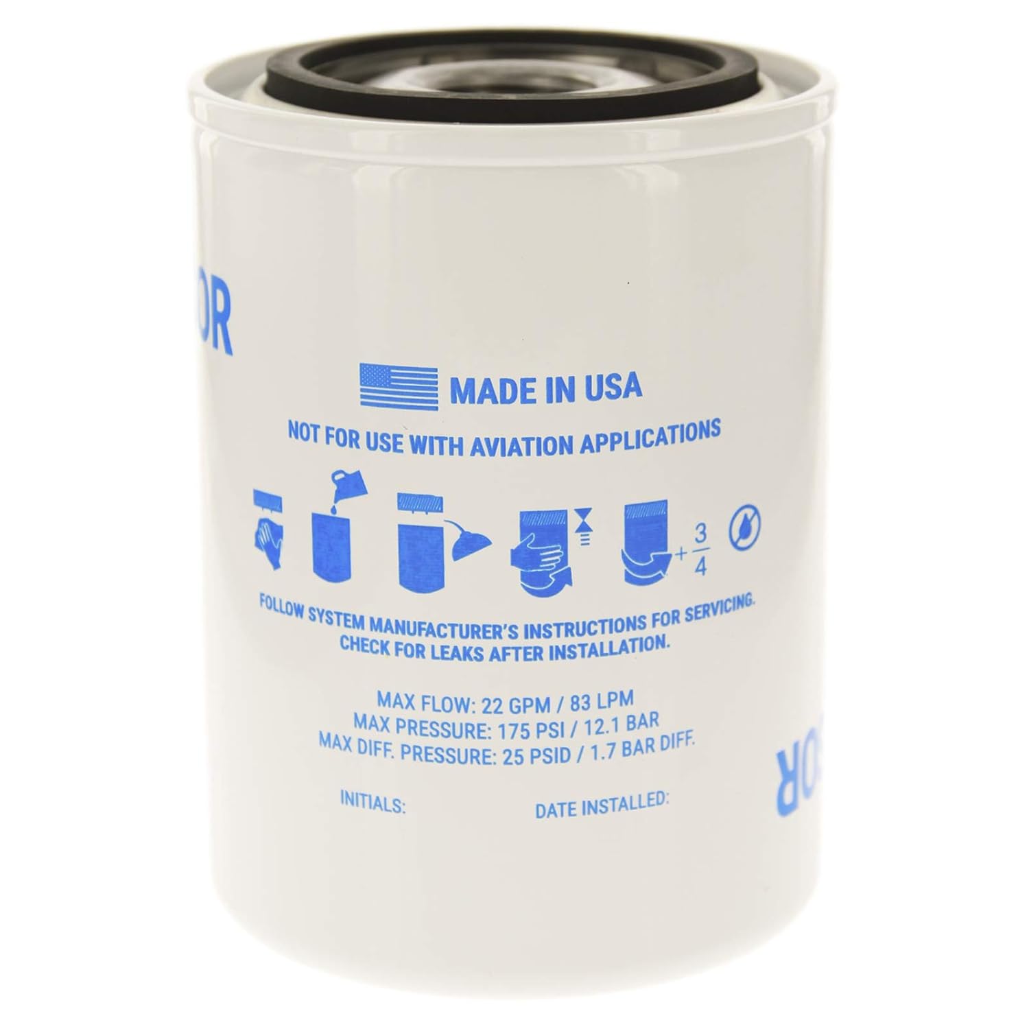Aftermarket Boss Industries 300005 Spin-On Oil Filter | Replacement Part | Compressor Lube Filter | for Compressed Air Equipment and Systems