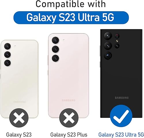 Miniatura 2 de ivoler Protector de lente de cámara para Samsung Galaxy S23 Ultra de 68 pulgadas 5G 2023 vidrio templado ultrafino con borde de aluminio protección