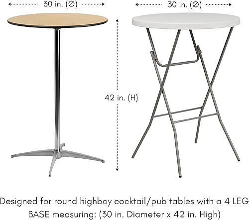 Miniatura 4 de Mantel de 30 pulgadas para mesa redonda, funda para mesa
