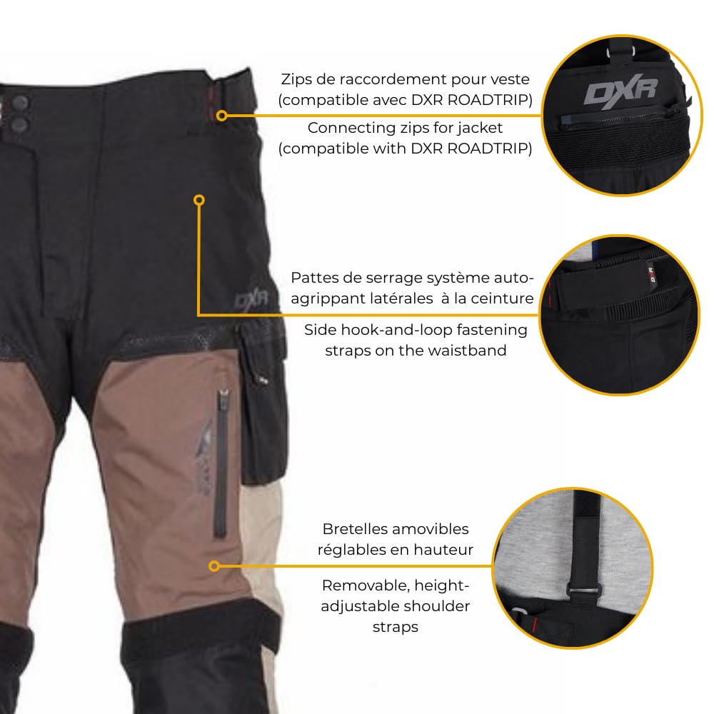 Pantalon Moto ROADTRIP PANT homme Homologué EN17092 A XL