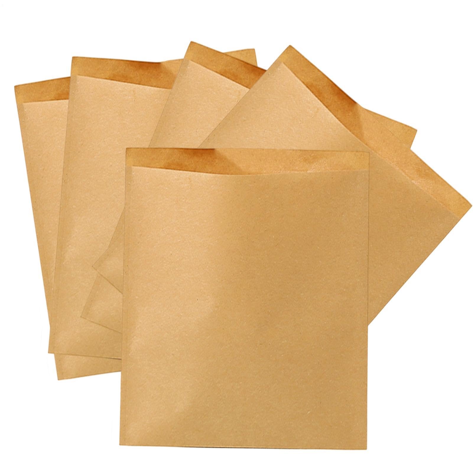 Sacchetti Di Carta Per Snack 600 Pezzi Involucri Antigrasso Per Pasticceria | Sacchetti In Carta Stock Ideali per Casa, Cucina, Pranzo, Picnic, Campeggio, Scuola, Lavoro e Ristorante