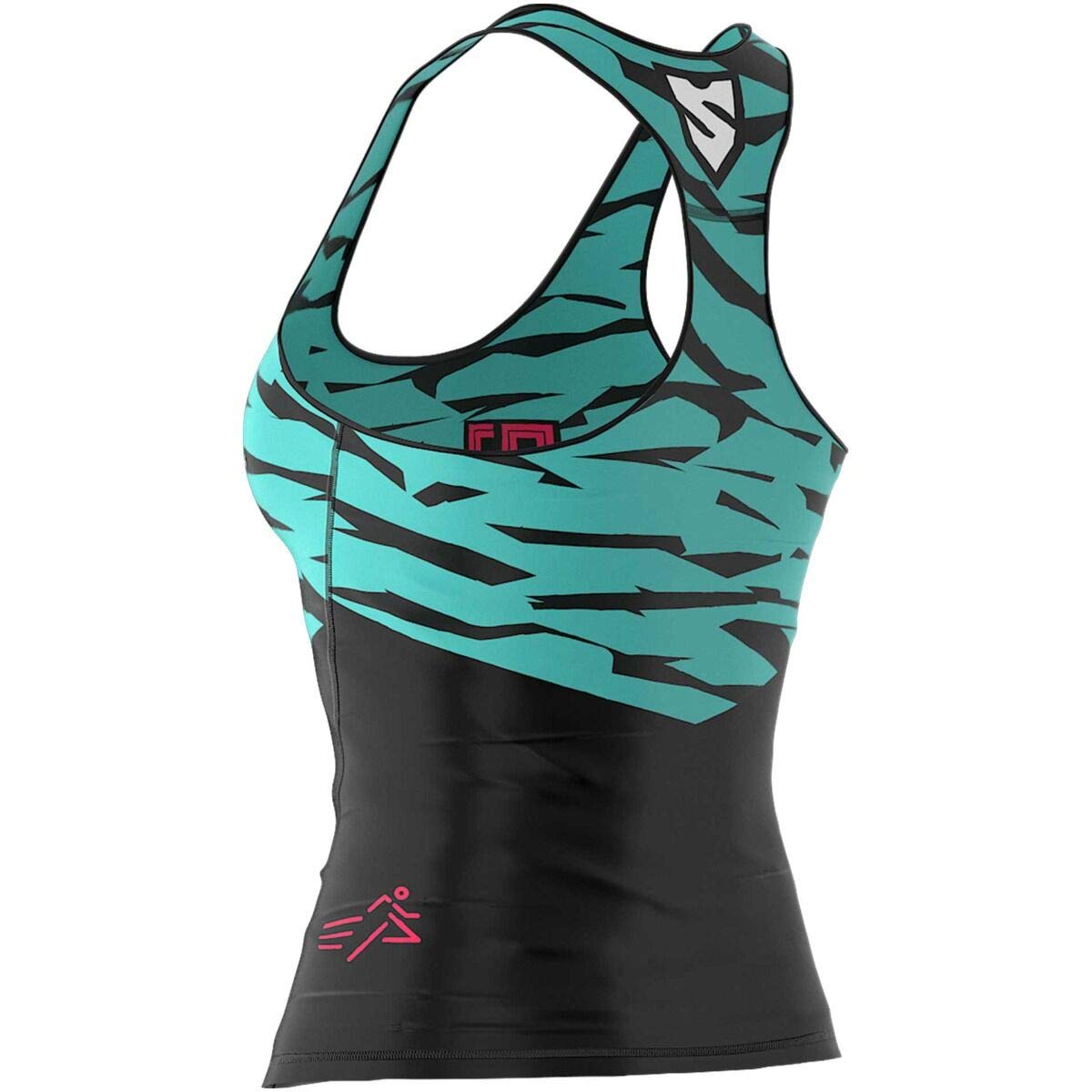 SMMASH Tank-Top für Damen, Top Ärmellos für Sport Outdoor OCR Cross-Training Fitness Yoga Gym, Atmungsaktives Funktionsshirt, Sporttop, Sportshirt, Professionelle Sportbekleidung - 4