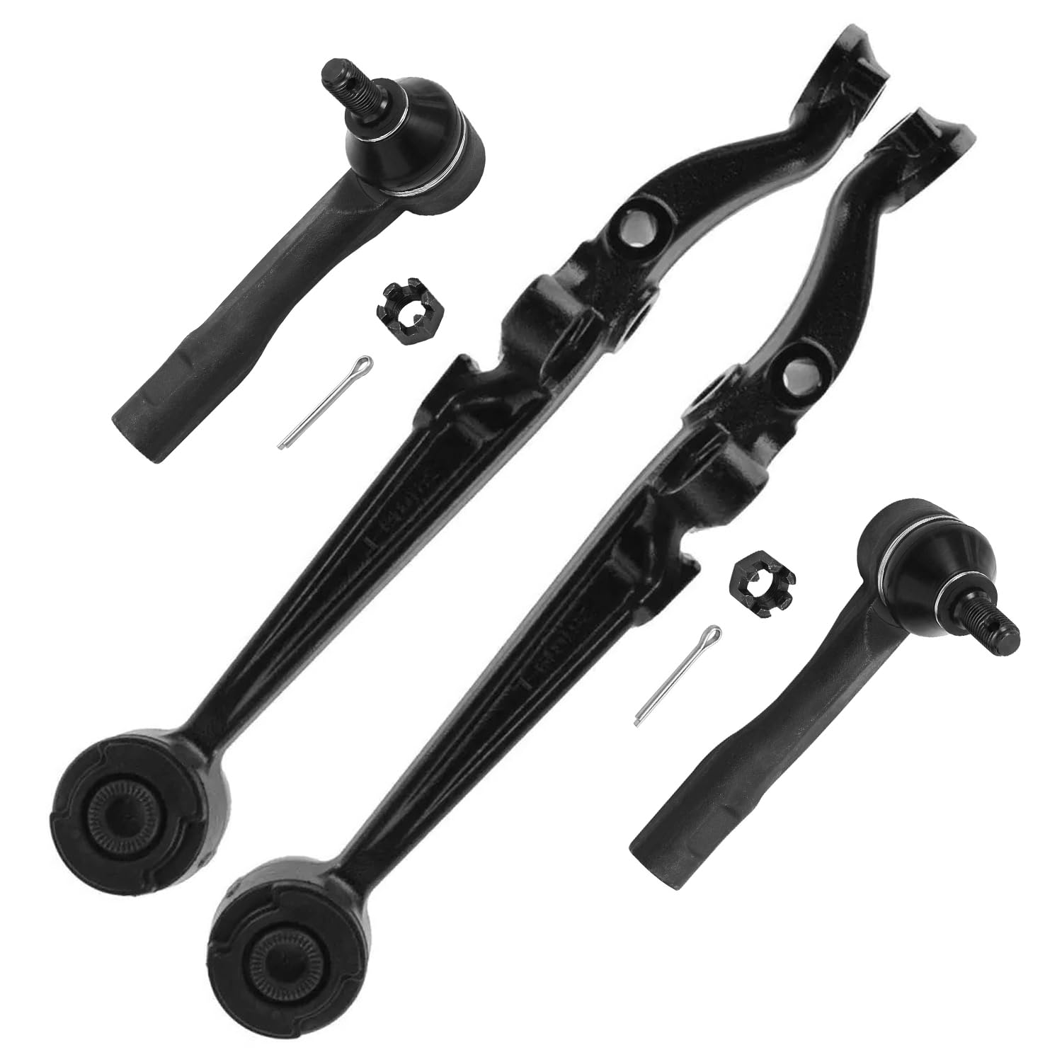 Detroit Axle - Front Control Arms Tie Rods for 2001-2005 Lexus IS300, 2