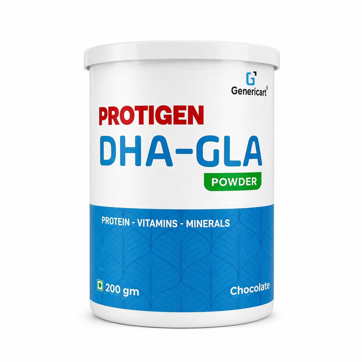 Protigen DHA-GLA Protein Powder | Chocolate Flavour | Sugar Free | With Vitamins & Minerals | 200g-picture-17