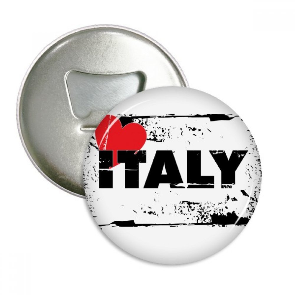 Aimants pour réfrigérateur Italie et décapsuleur robuste 3pcs