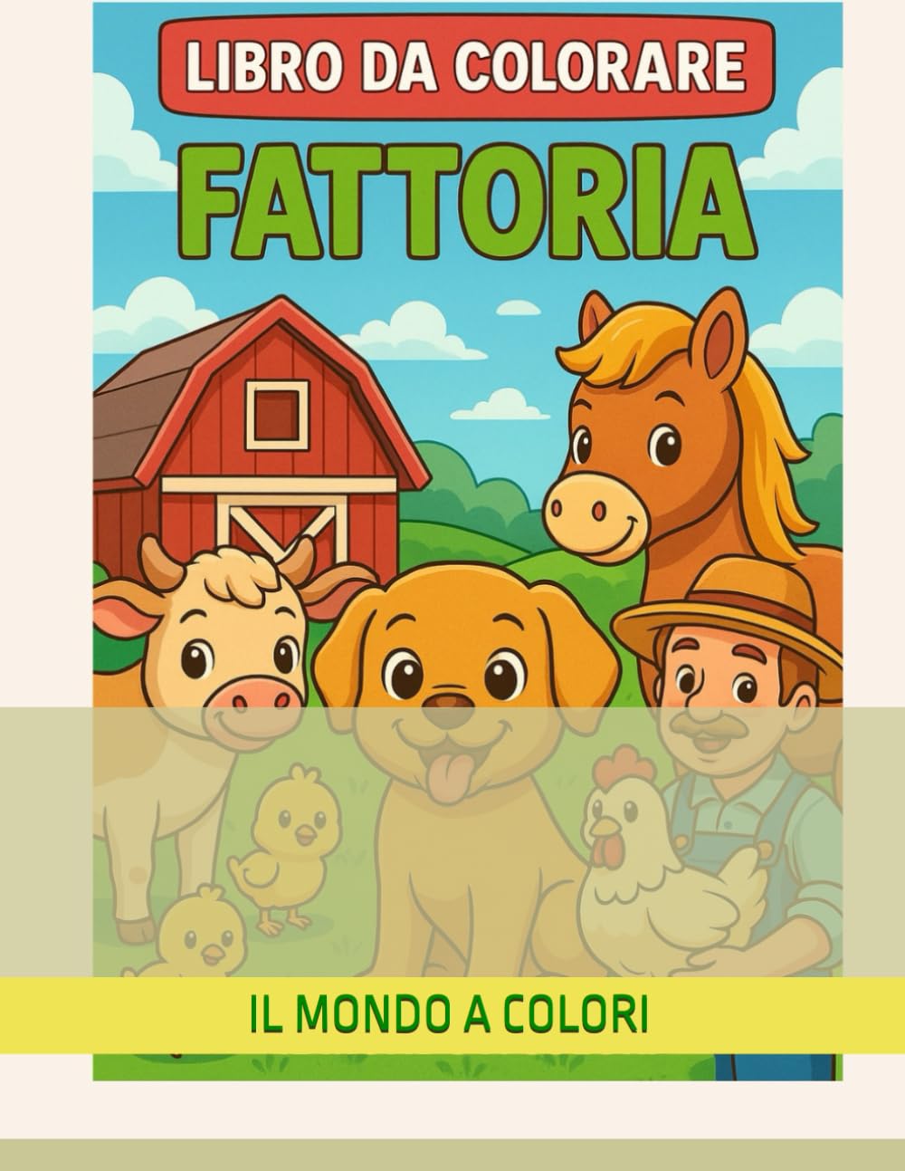 LIBRO DA COLORARE: FATTORIA