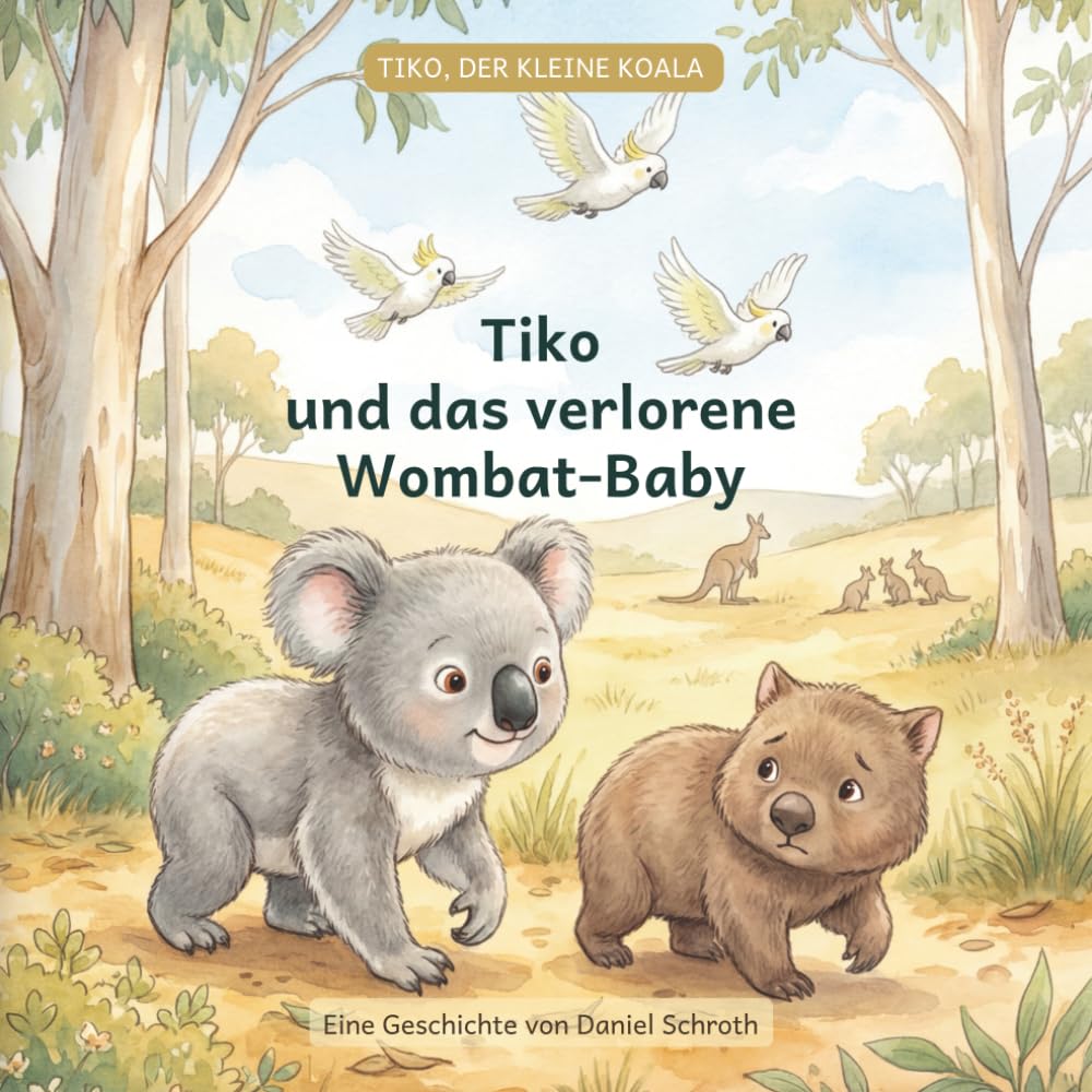 Tiko und das verlorene Wombat-Baby: Ein Bilderbuch über Freundschaft und Hilfsbereitschaft (Tiko, der kleine Koala)