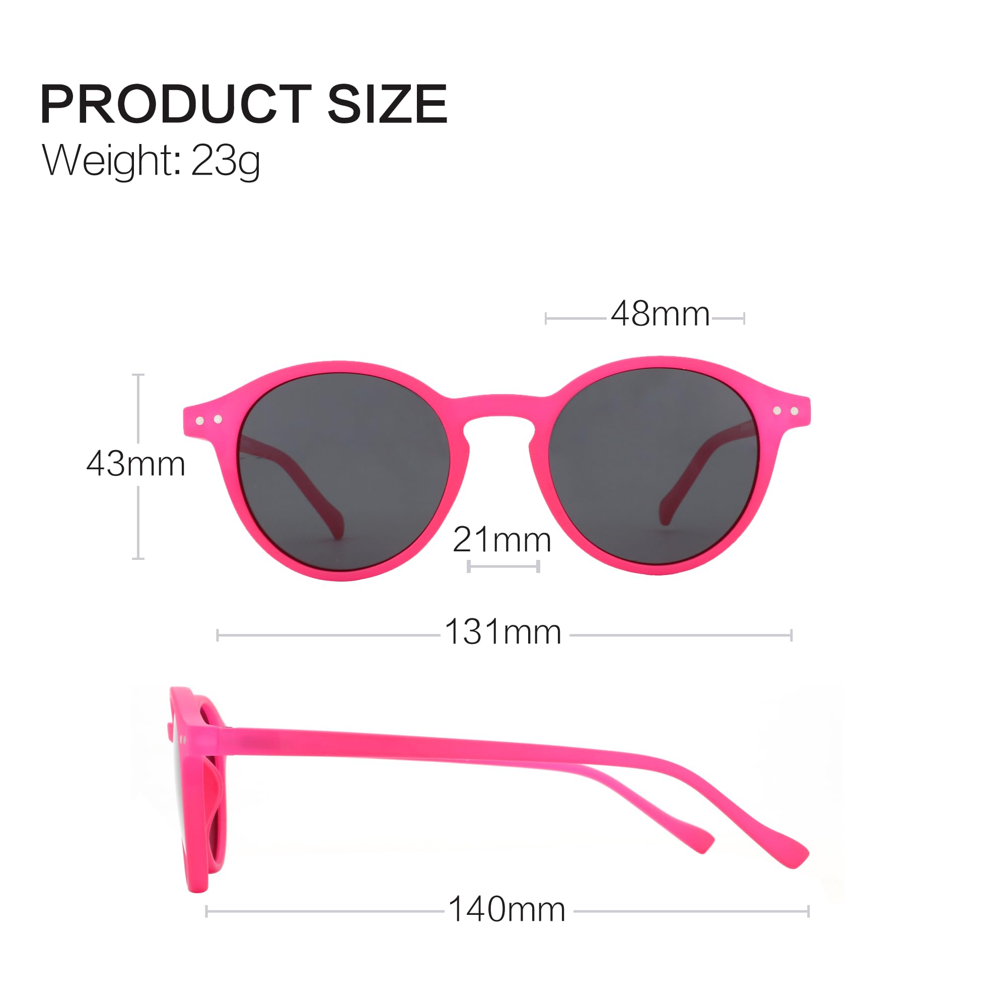 ZENOTTIC Occhiali da Sole Polarizzati Retrò Classici Rotondi Vintage Occhiali da Sole UV400 Montatura da Uomo e Donna