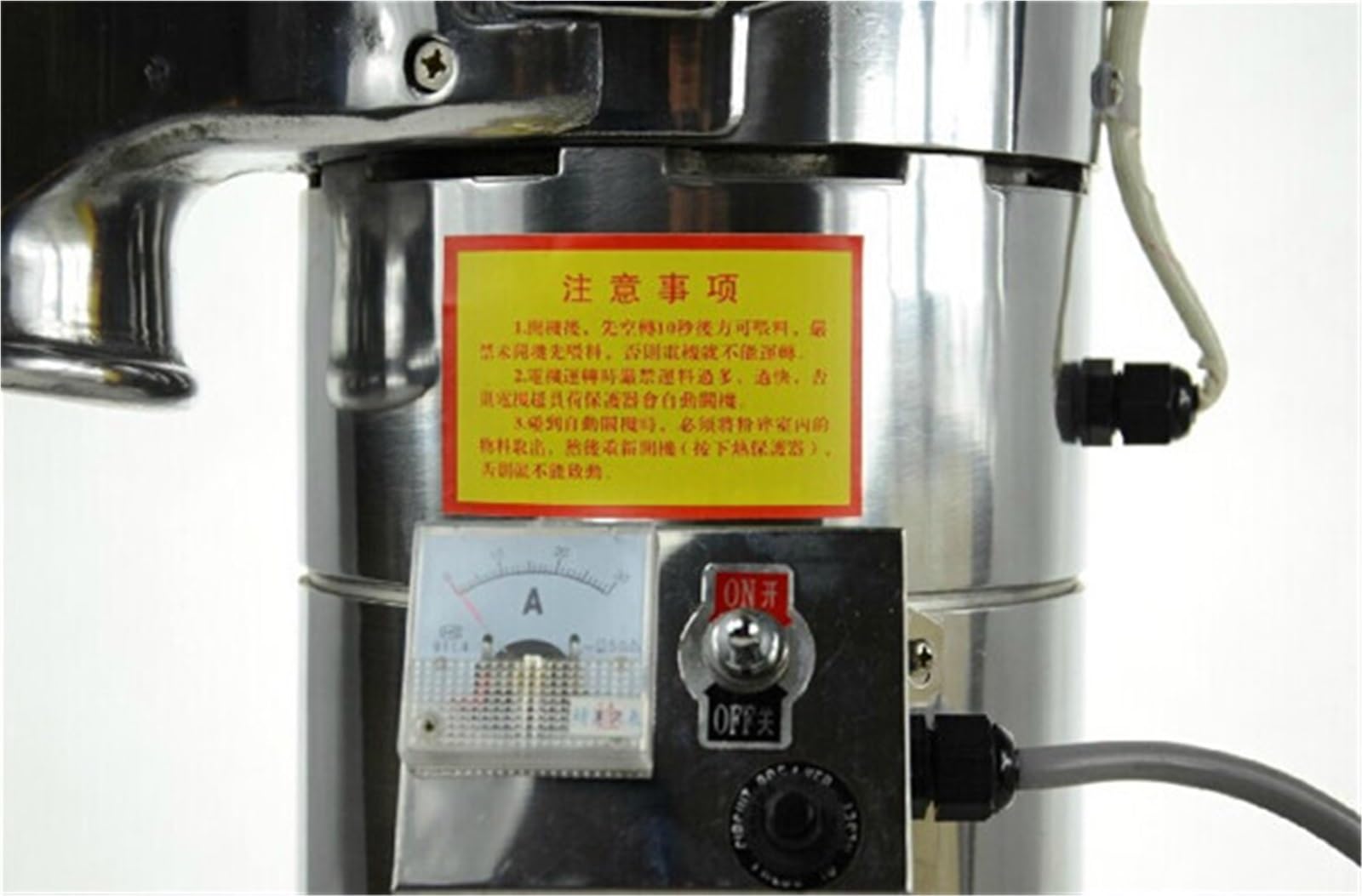 Molino automático de martillos, molino continuo for hierbas, picadora con capacidad 20 kg/h y velocidad rotación 25000 r/min Alta eficiencia
