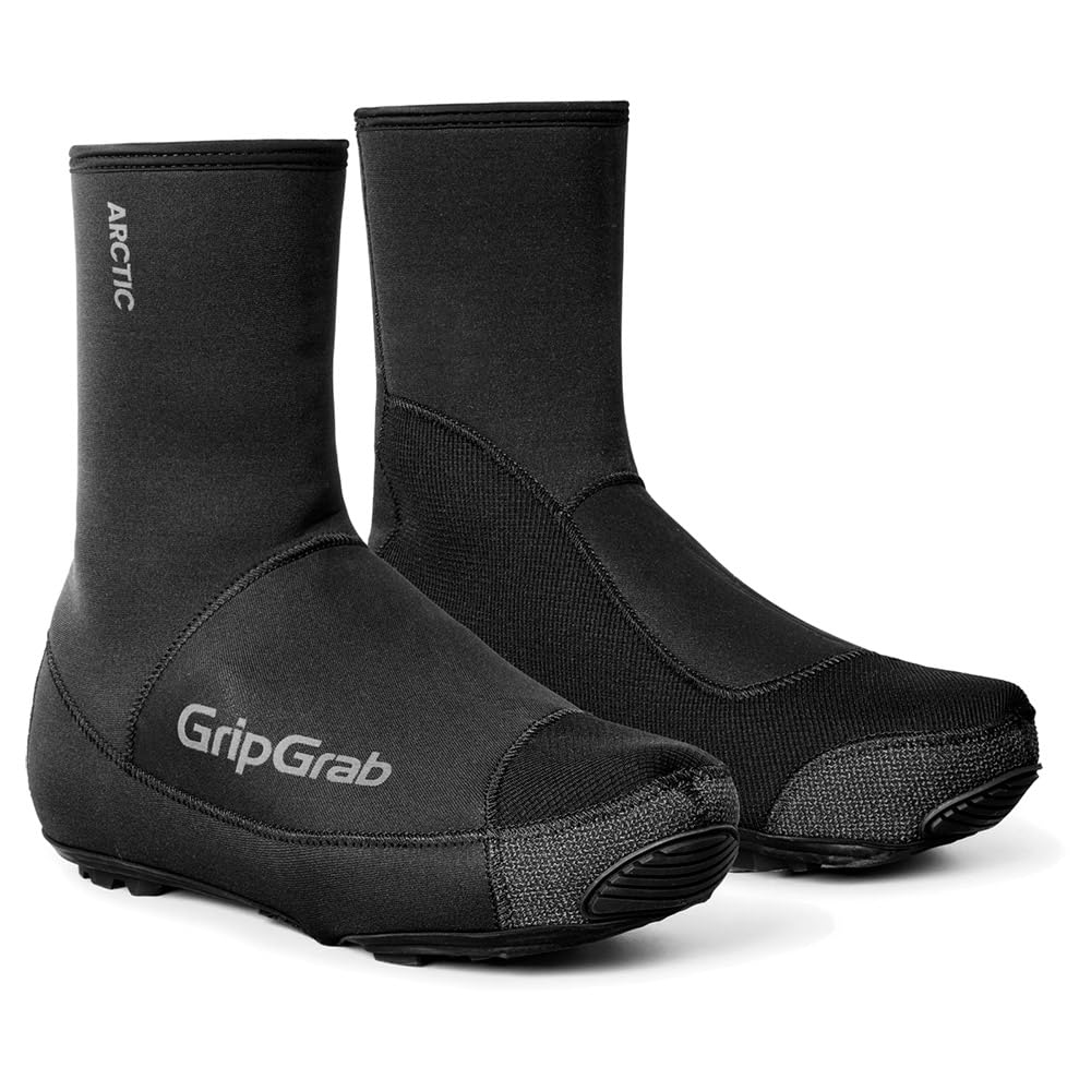 GripGrab Copriscarpe per Bici da Corsa MTB CX Termici Antivento Foderati in Pile Invernali Copri Scarpe Impermeabili