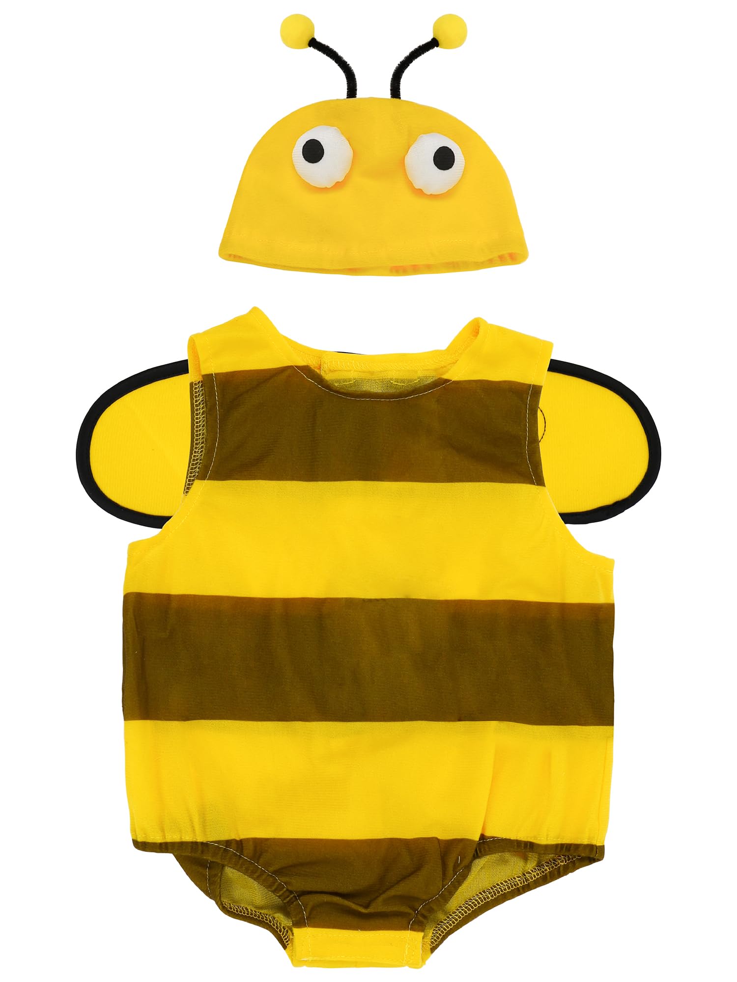 IKALI Bee Costume Kids Girls Baby Toddlers Bee Dress Up(Tutu, Wings, Antenna)