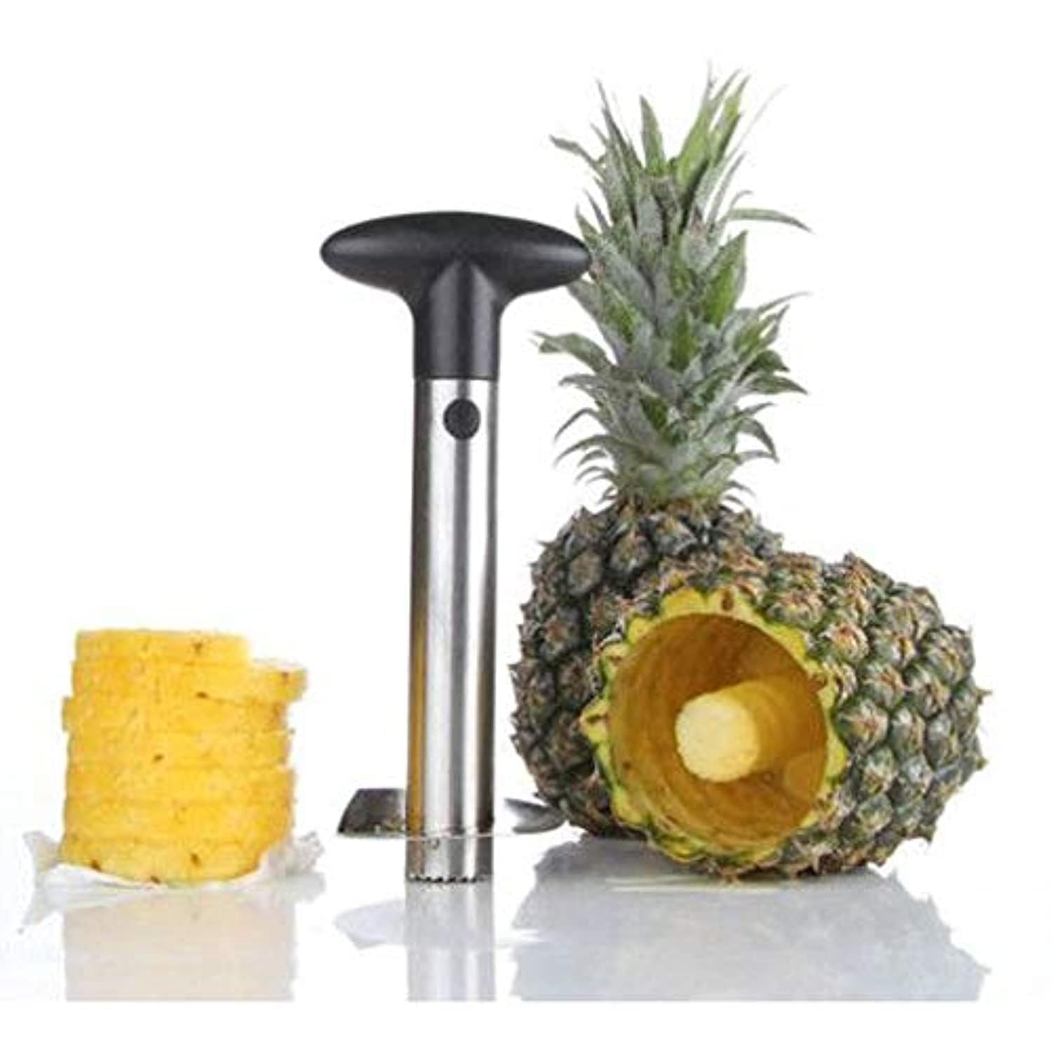 Easy Fruit Stainless Steel Pineapple Corer/Slicer/Peeler/Cutter
