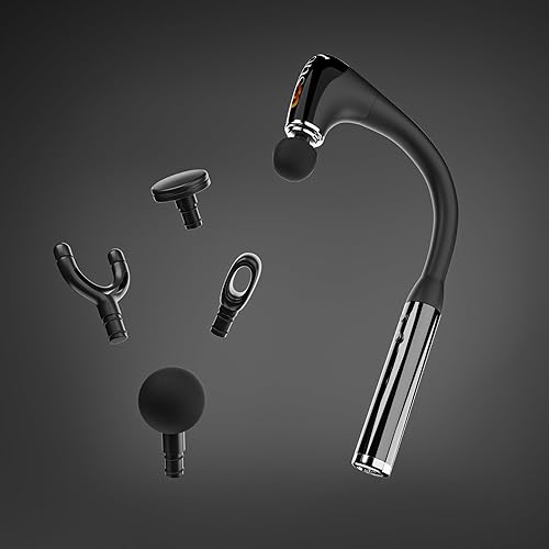 Miniatura 9 de Pistola de masaje con mango de extensión mejorado, martillo masajeador de percusión para espalda, cuello, hombros, cintura, piernas, alivio del