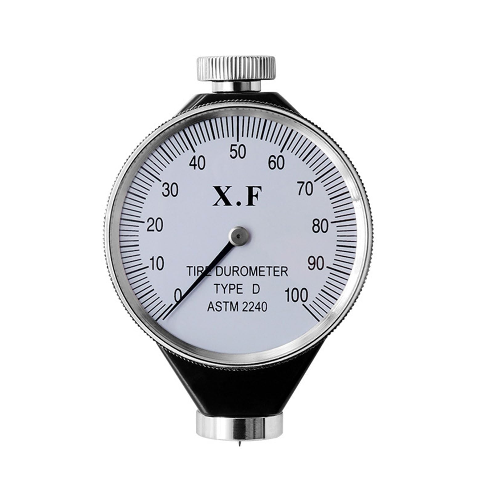 Rubber Tire Durometer Hardness Tester Meter Sclerometer Measurement Compatible for Processing Manufacturing Engineering Tire Tyre Meter Durometer