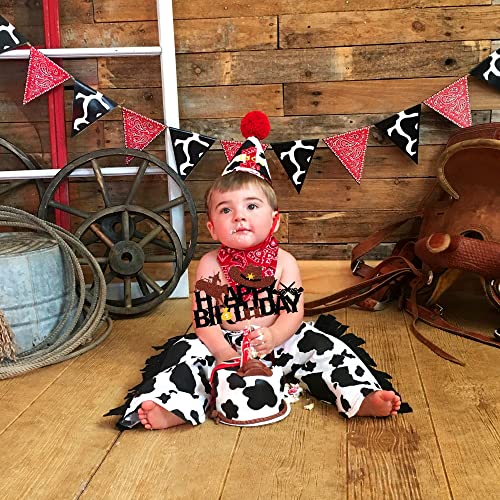 JeVenis Forniture per feste di compleanno cowboy