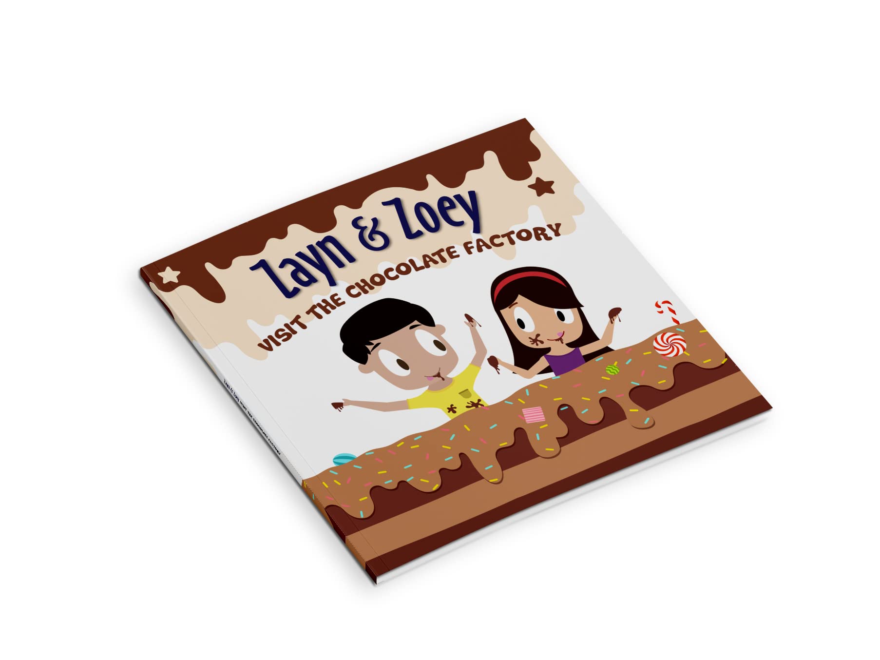 Zayn & Zoey Visit the Chocolate Factory - How Chocolate is Made Picture Book for Kids Ages 3-6 - Non-Fiction Manufacturing Story Book Children 1