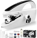 Hand Held Sewing Machines For Adults, Hand Held Sewing Machines For Hemming with Test Fabric(Not second-hand), Easy To Use Heavy Duty Rechargeable Hand Cordless Sewing Machine For Beginners, Women