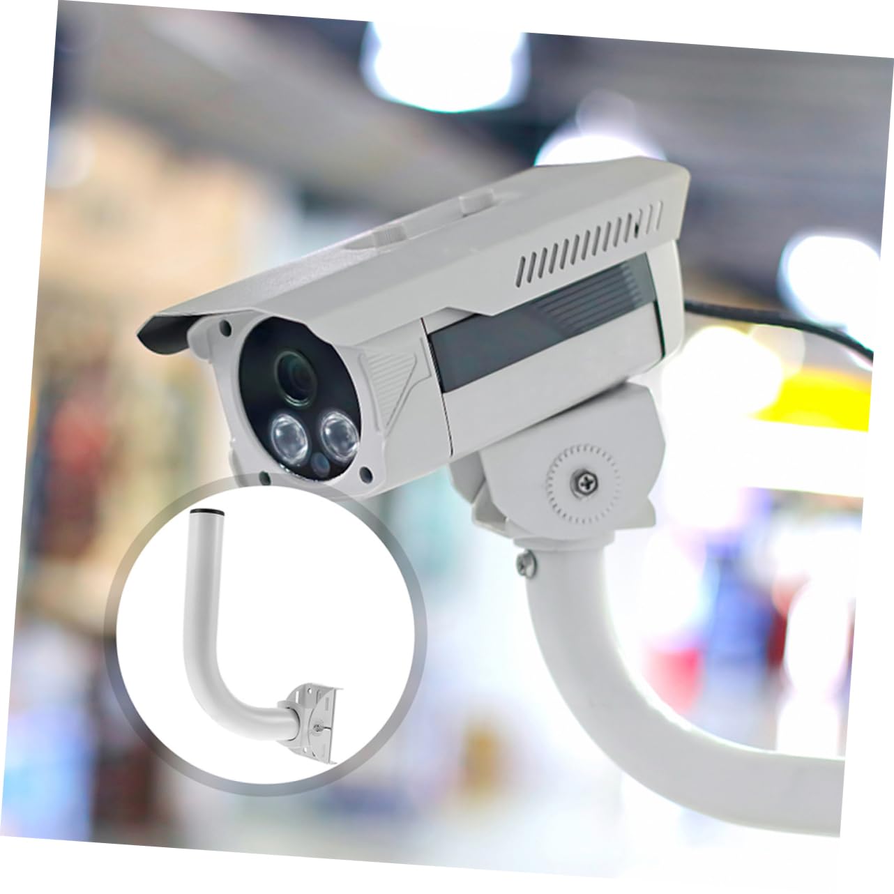 Gatuida 4pezzi Antenna Mounting Pole Inossidabile Per Installazione Esterna Per Rete Wireless e Sistemi Di Monitoraggio