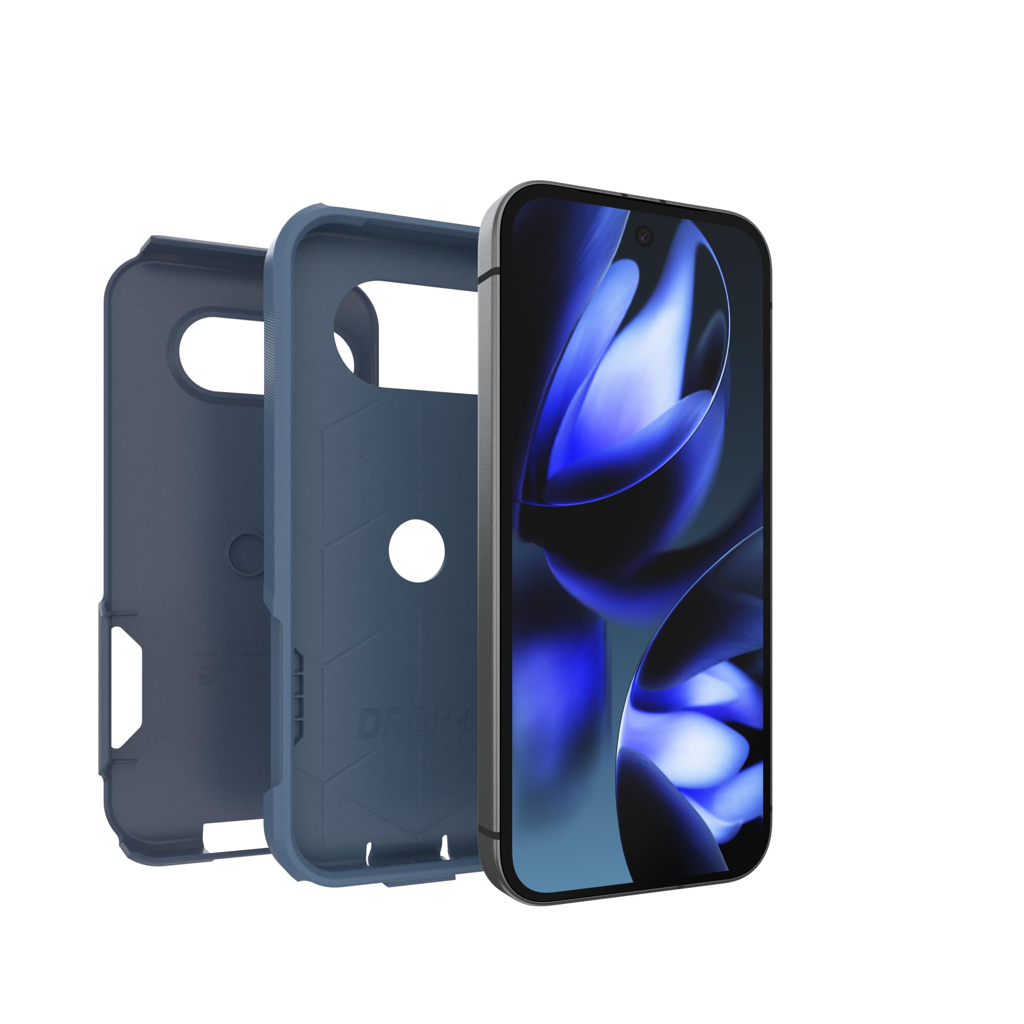 OtterBox Etui do Google Pixel 9a Commuter Series - niebieskie dżinsy, smukłe i wytrzymałe, przyjazne dla kieszeni, z ochroną portu