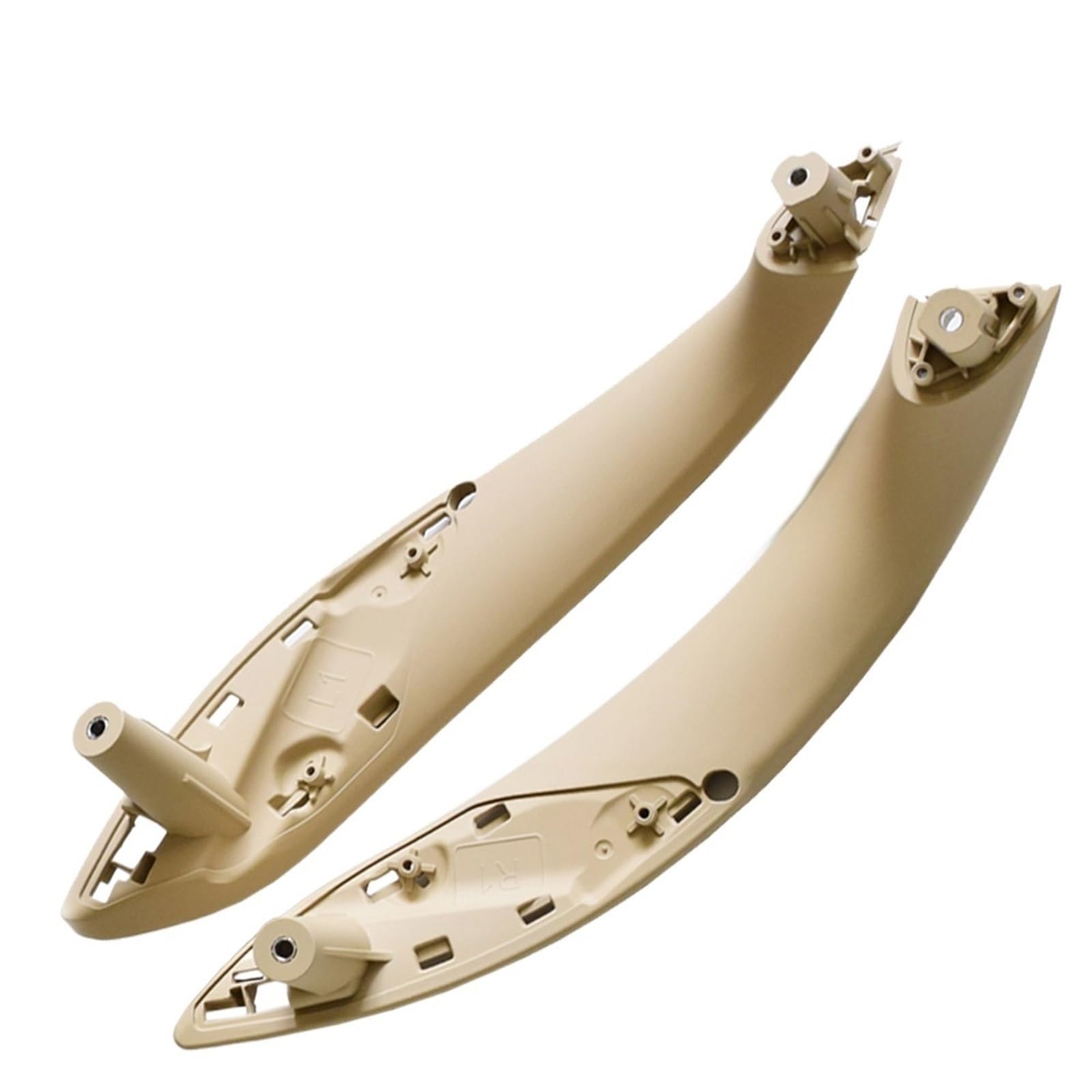 OEXRIGRU Car Interior Door Handles for BMW F30 F31 F32 F33 F34 F35 F36 F80 Car Interior Door Handle Pull Trim Cover(Beige- 2PCS-Front)