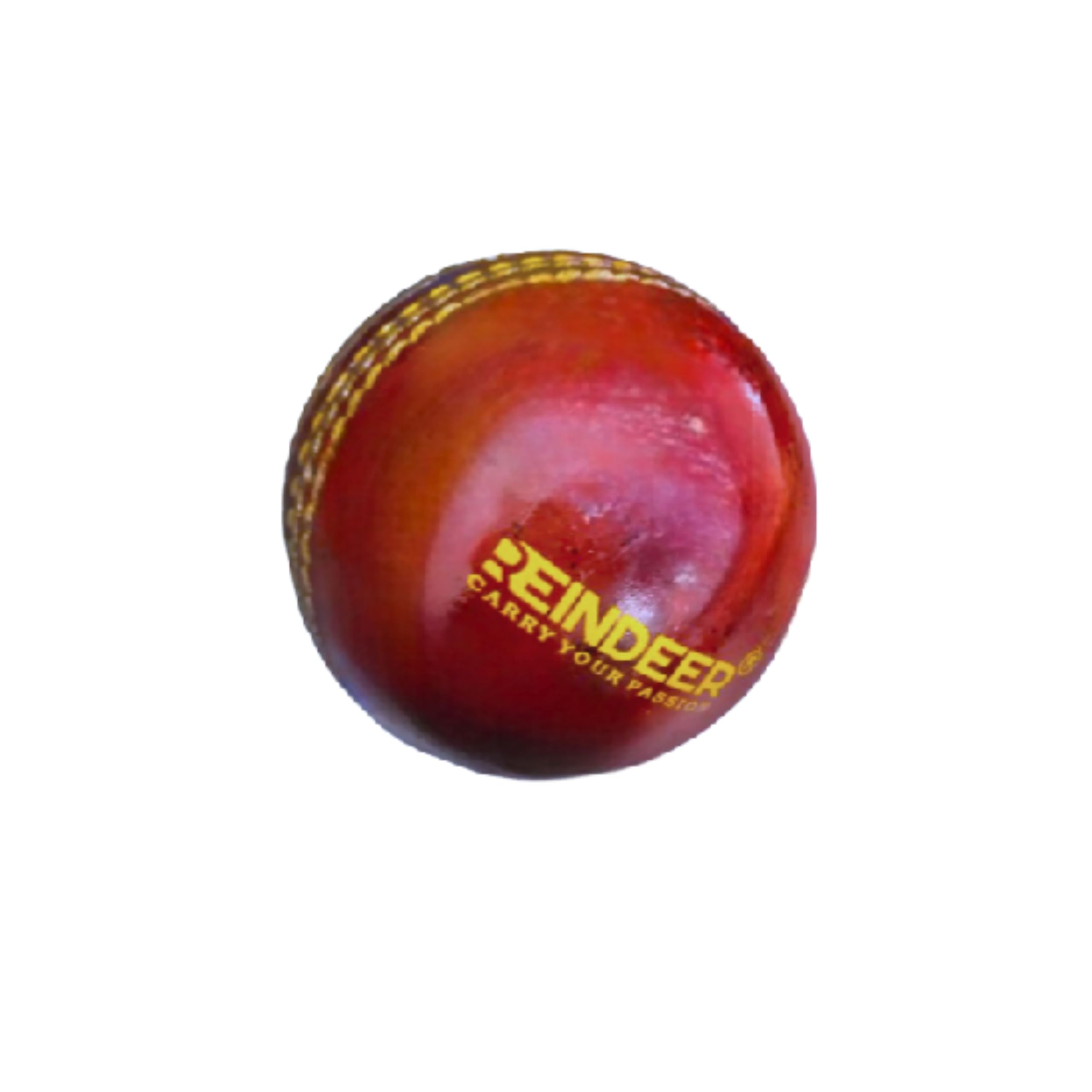 REINDEER Cricket Leather Sports Ball | 4 Piece Premium Hard Hand Stitched Ball for All Match Formats | Suitable for Outdoor & Indoor Practice | Adult Use | Pack of 1(Red)-picture-19