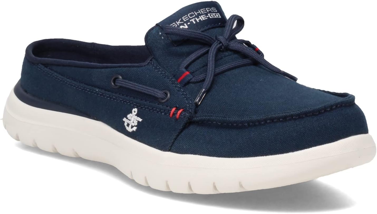 Skechers On-The-go Flex Canvas Mule, Women's Boat Shoe