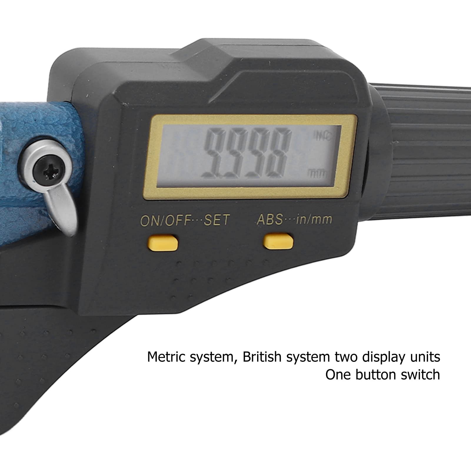 Digitaler Mikrometer-Messschieber, Hochpräzises Elektronisches Messwerkzeug für Präzisionsmessungen von 0–25 Mm