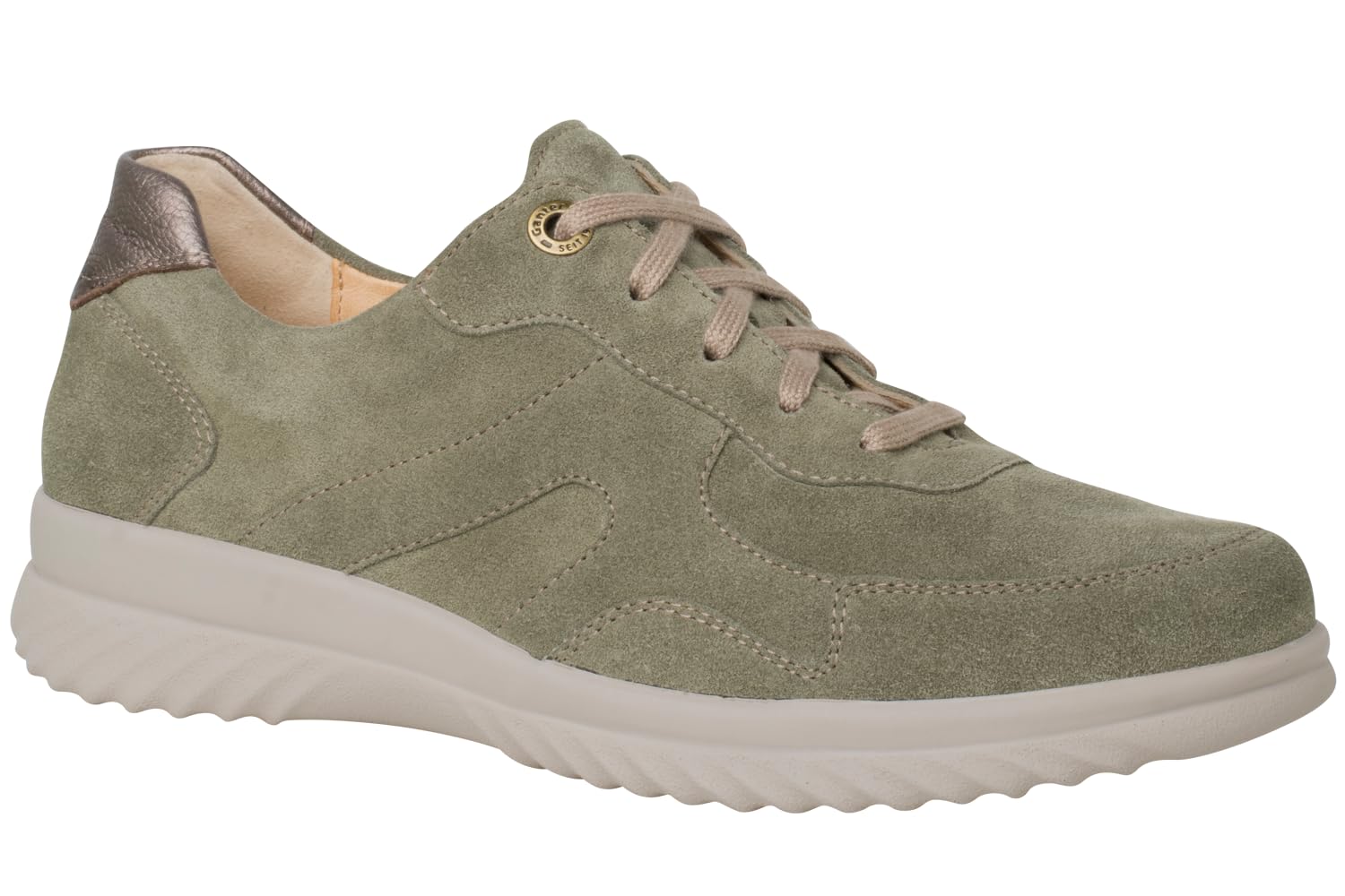 Ganter Women's Heike Trainers, Khaki, 36 EU Weit