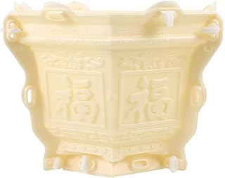 jojofuny Moule Hexagonal en Plastique Épais pour Pots de Fleurs en Béton Moule DIY pour Jardinières et Bonsaïs Décoration Jardin et Bureau pour Création Artisanale